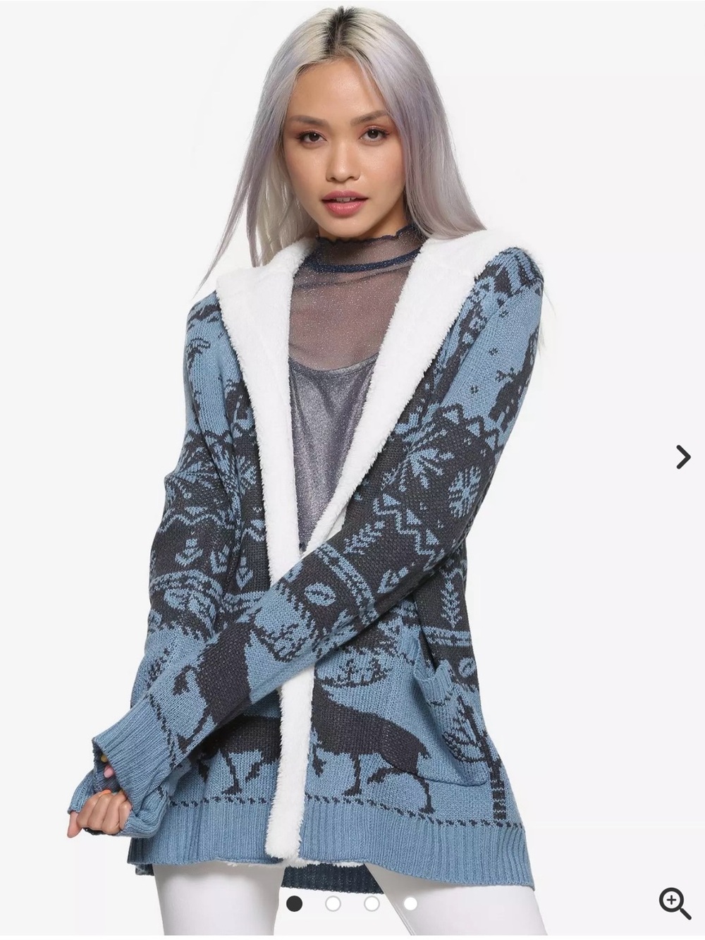 Hit topic Disney frozen open cardigan size Medium